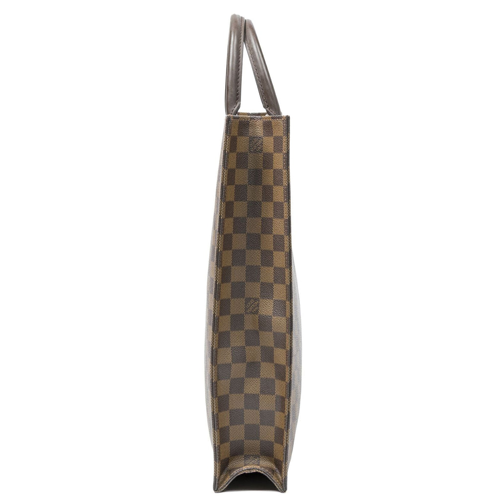 Louis Vuitton Sac Plat Brown Damier Ebene Handbag — view 4
