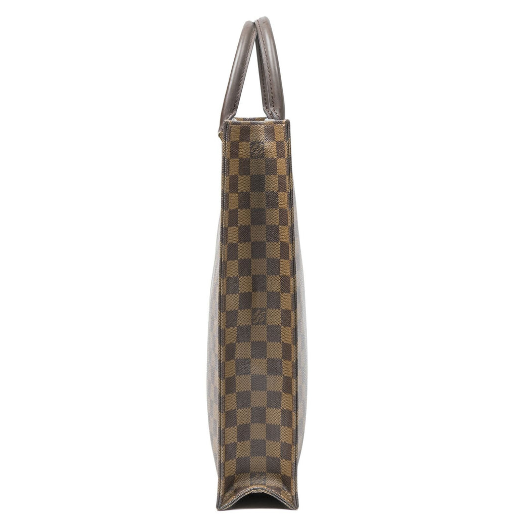 Louis Vuitton Sac Plat Brown Damier Ebene Handbag — view 3