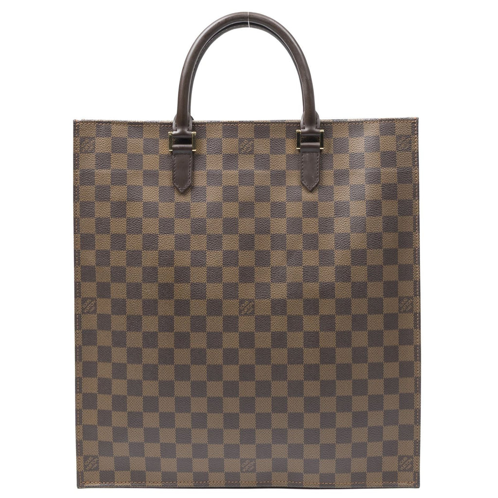 Louis Vuitton Sac Plat Brown Damier Ebene Handbag — view 5