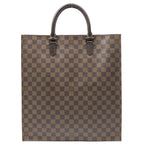 Louis Vuitton Sac Plat Brown Damier Ebene Handbag — view 5