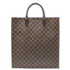 Louis Vuitton Sac Plat Brown Damier Ebene Handbag