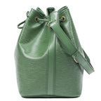 Louis Vuitton Noe Black Stitch Green Epi Bucket Bag — view 3