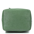 Louis Vuitton Noe Black Stitch Green Epi Bucket Bag — view 6