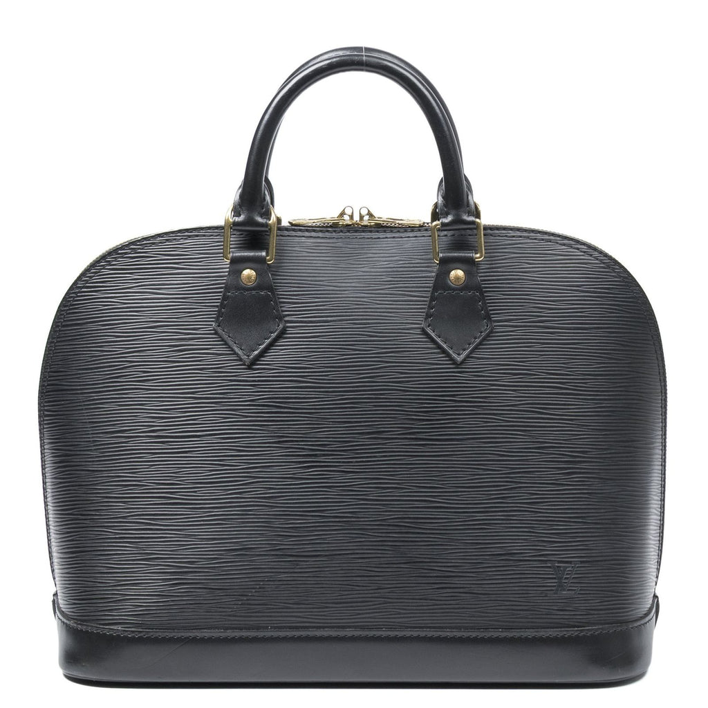 Louis Vuitton Alma Black Epi Handbag
