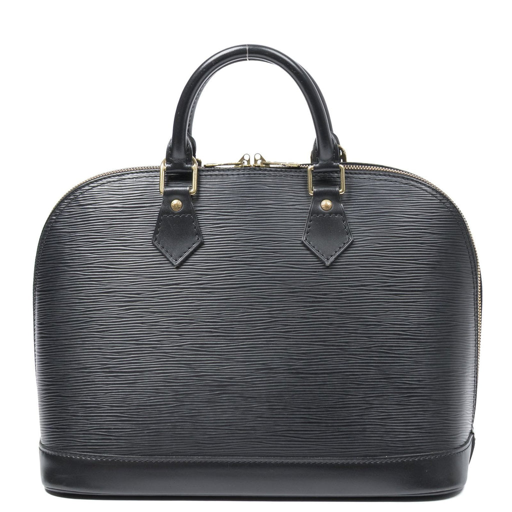 Louis Vuitton Alma Black Epi Handbag — view 5
