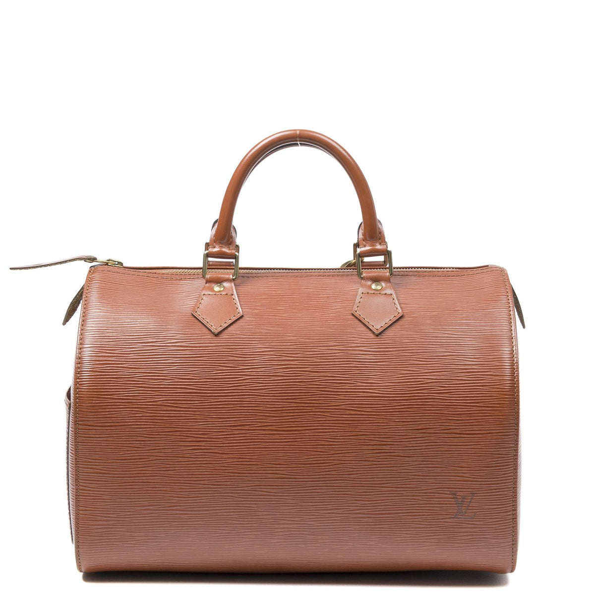 Louis Vuitton Speedy Tan Epi Handbag — view 5