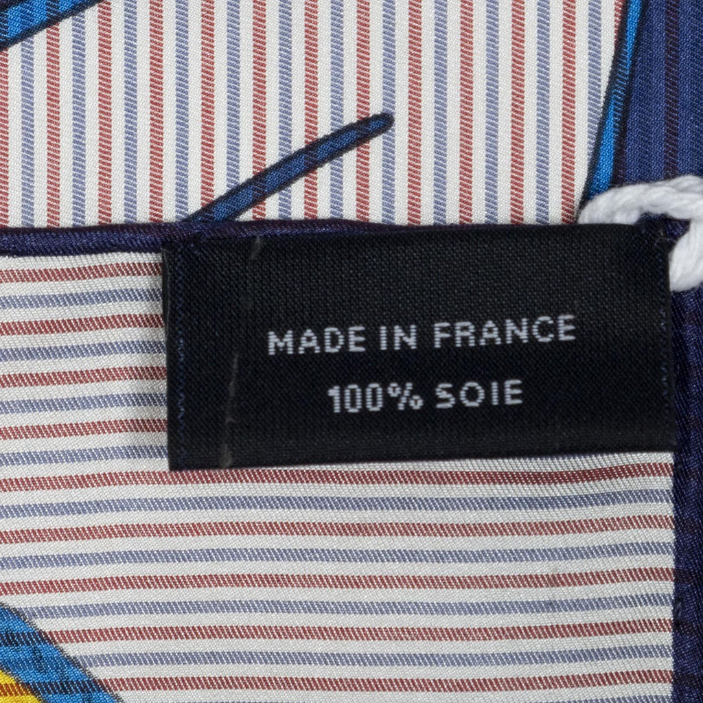 Hermes Scarf Blue — view 5