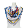 Hermes Scarf Blue