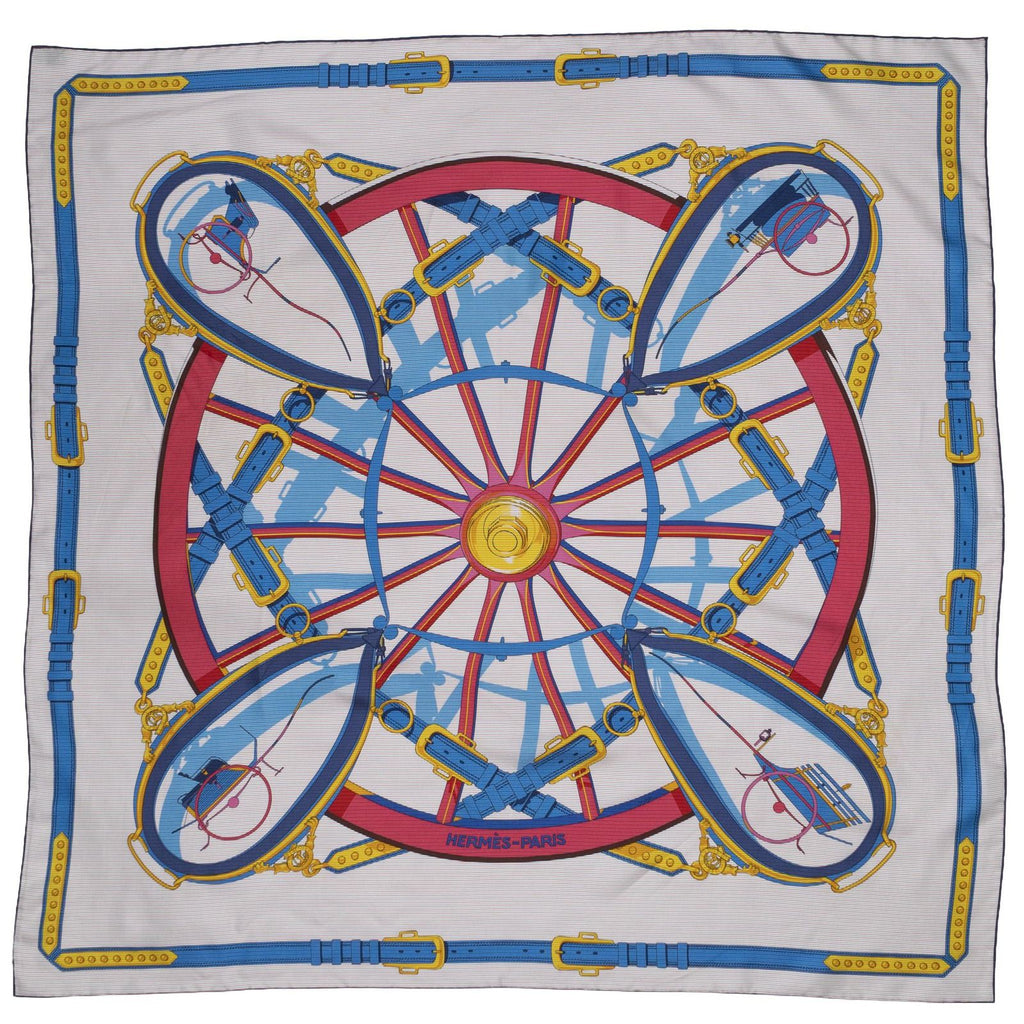 Hermes Scarf Blue — view 2