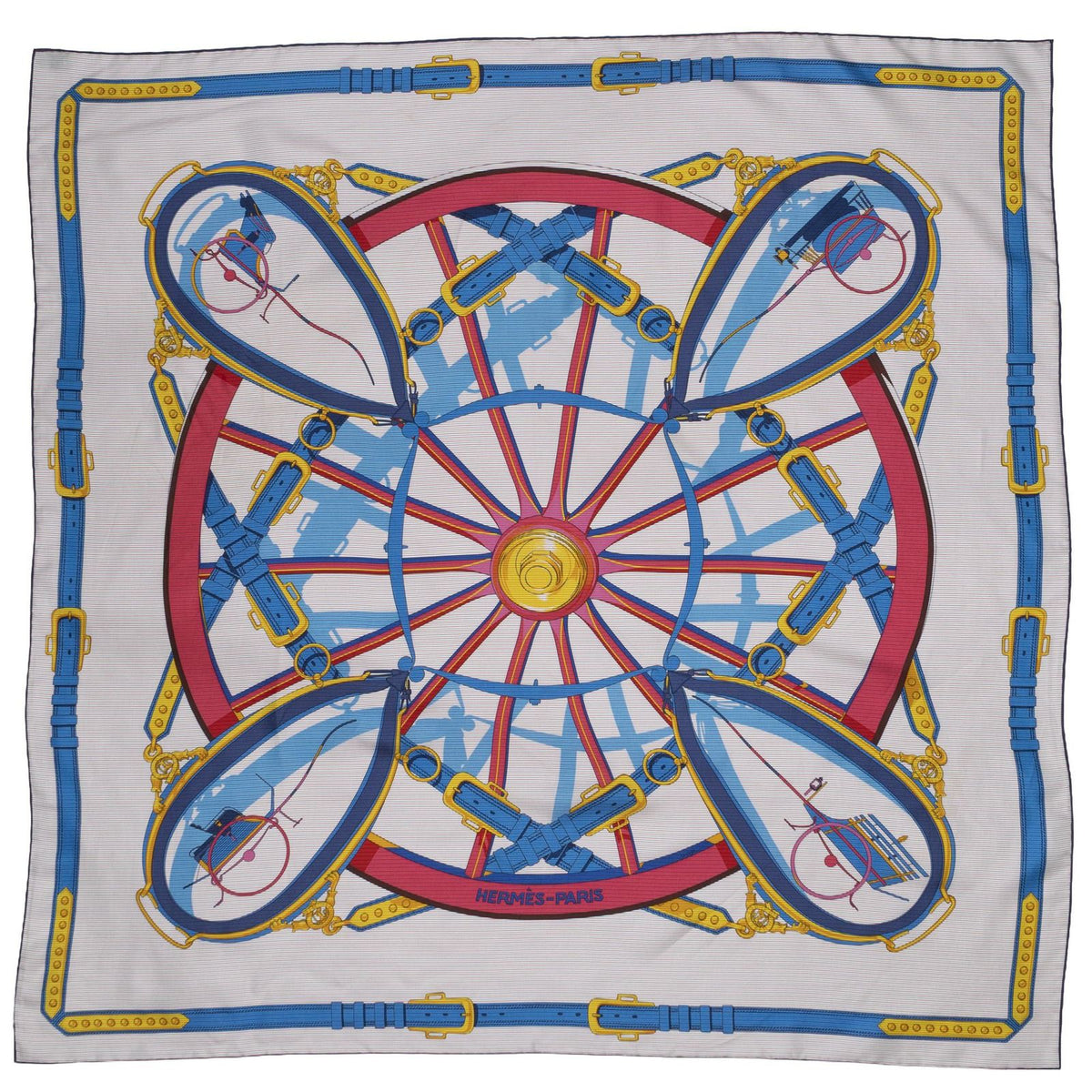 Hermes Scarf Blue — view 2