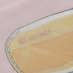 Hermes Scarf Pink 80% Cashmere — view 4