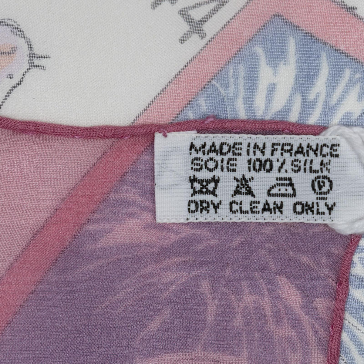 Hermes Scarf Pink 80% Cashmere — view 5
