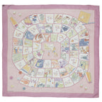 Hermes Scarf Pink 80% Cashmere — view 2