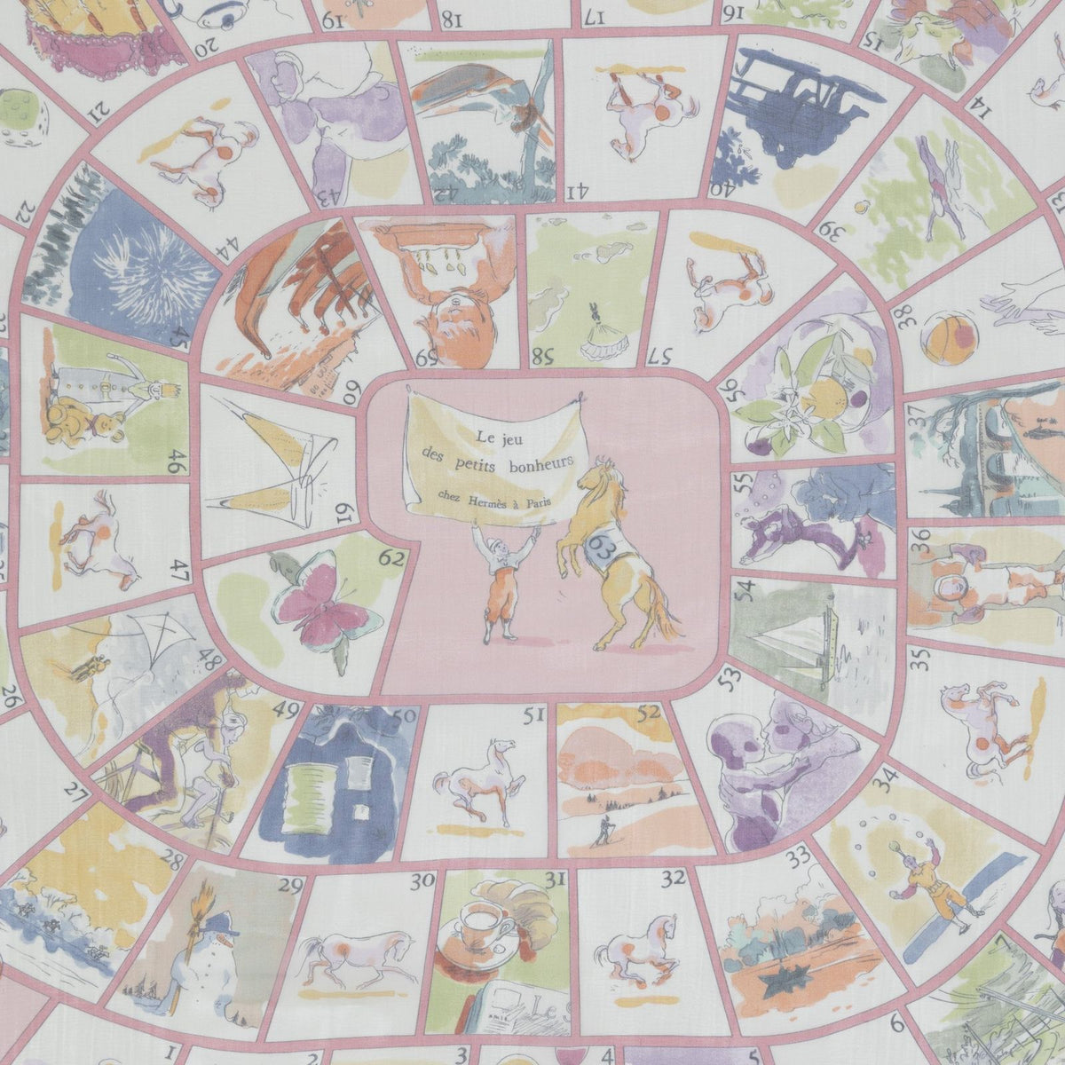 Hermes Scarf Pink 80% Cashmere — view 3
