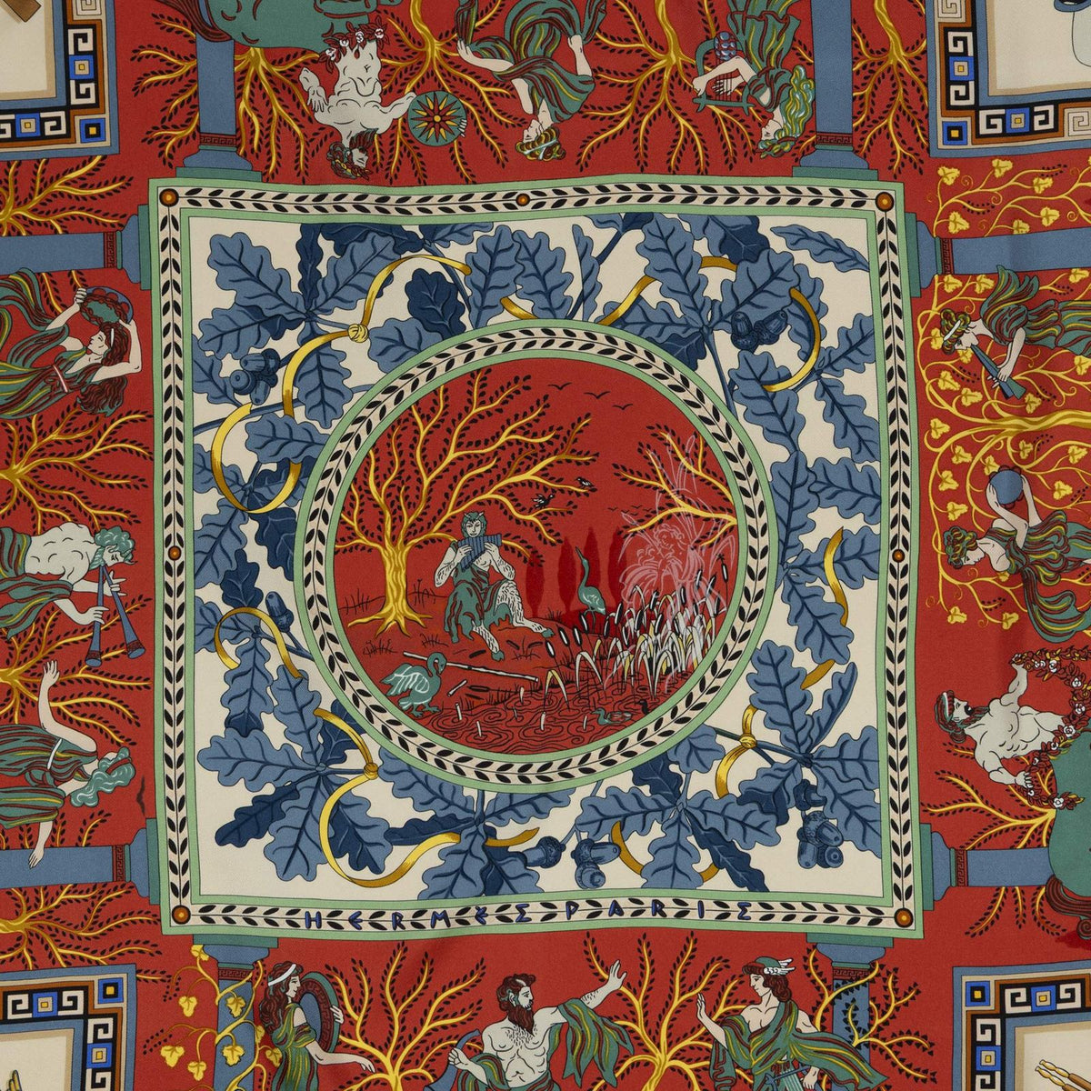 Hermes Scarf Red — view 3