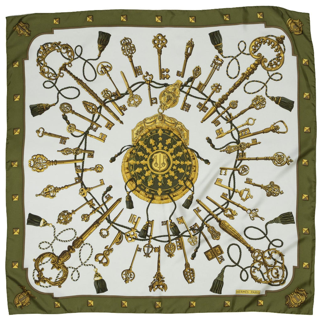 Hermes Scarf Green — view 2