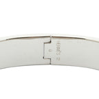 Hermes CC Logo Bracelet Pink Silver Plated — view 5