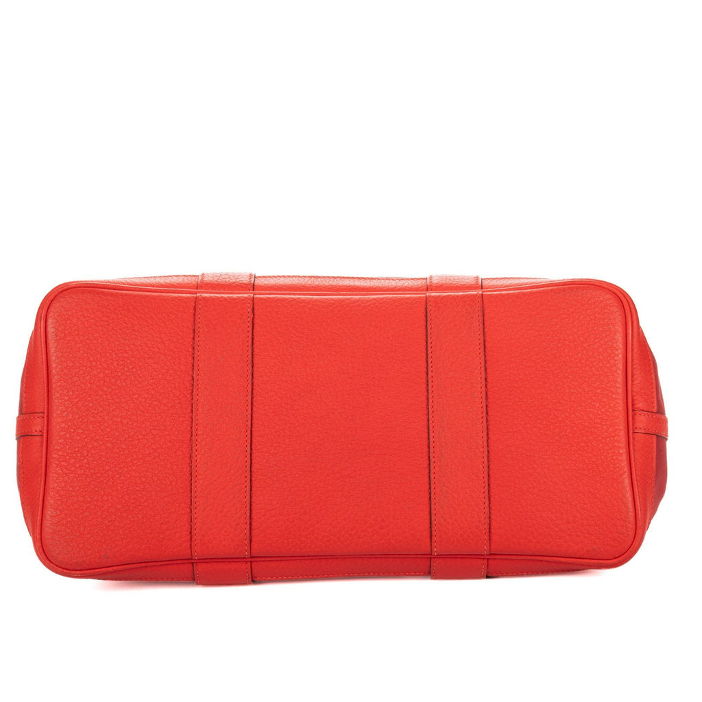 Hermes Garden Party Red Toile Officier Tote Bag — view 6