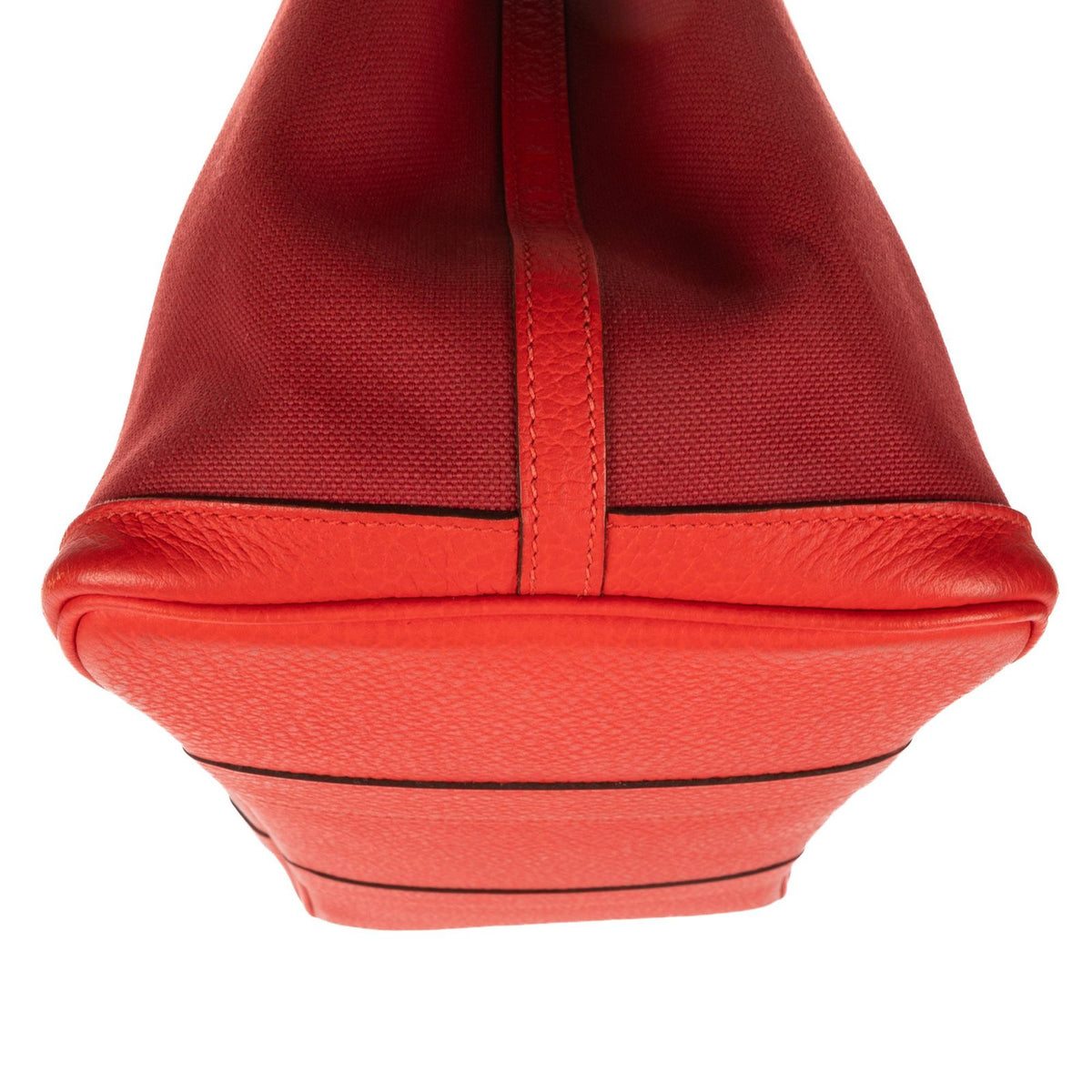 Hermes Garden Party Red Toile Officier Tote Bag — view 7