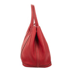 Hermes Garden Party Red Negonda Leather Tote Bag — view 3