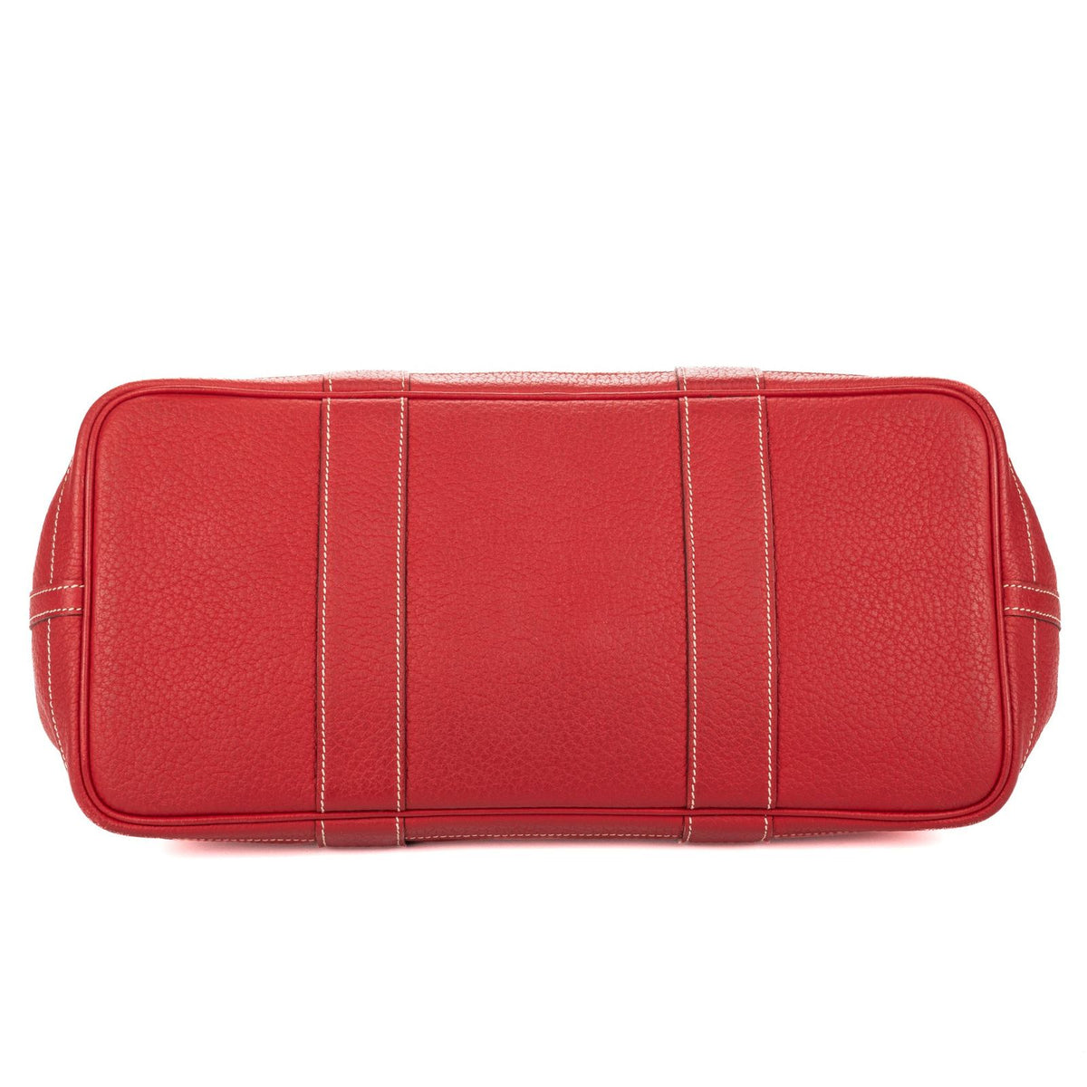 Hermes Garden Party Red Negonda Leather Tote Bag — view 6