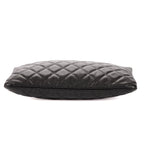 Chanel Zip Pouch Black Caviar Leather — view 6