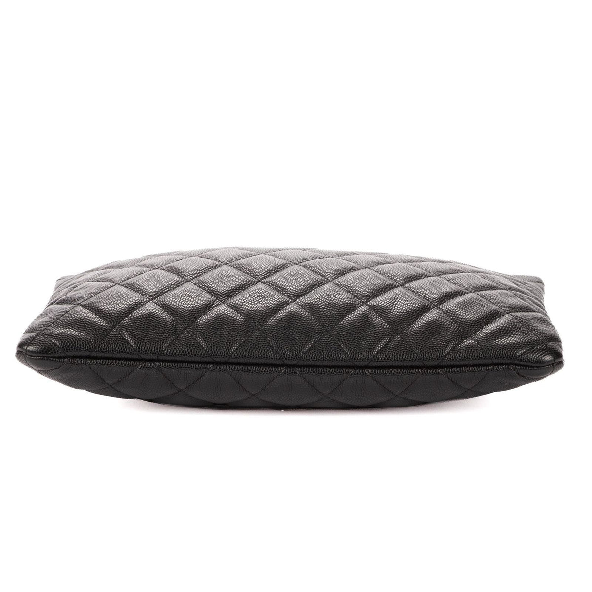 Chanel Zip Pouch Black Caviar Leather — view 6
