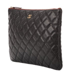 Chanel Zip Pouch Black Caviar Leather — view 2
