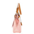 Hermes Herbag Light Pink Tan Toile Officier Handbag — view 4