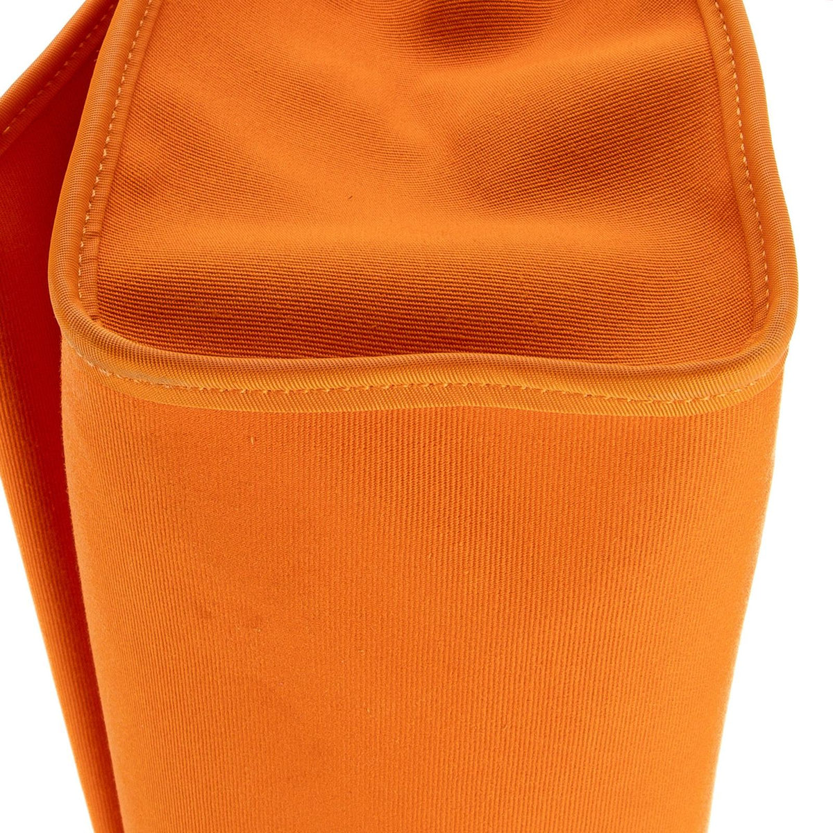 Hermes Herbag Orange Tan Toile Officier Handbag — view 8