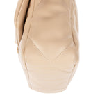 Chanel Classic 19 Flap Bag Beige Quilted Lambskin Leather — view 7
