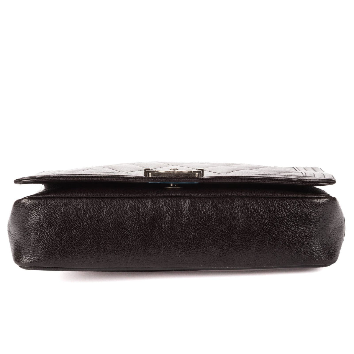 Chanel Large Hobo Black Gray Quilted Lambskin Leather — view 6