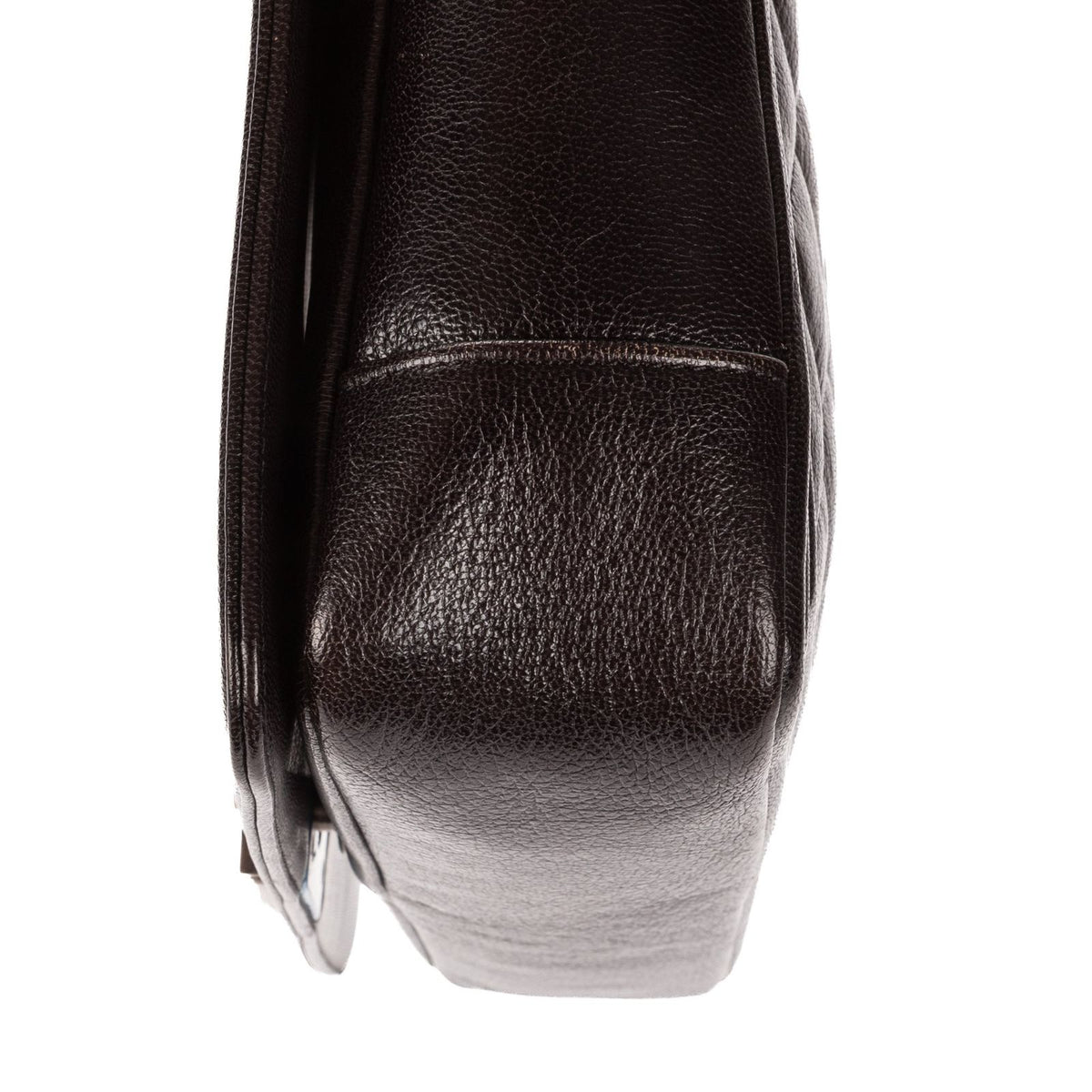 Chanel Large Hobo Black Gray Quilted Lambskin Leather — view 7