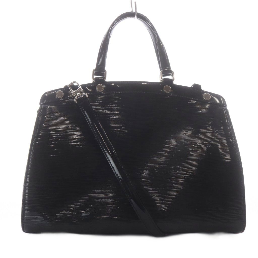 Louis Vuitton Epi Electric Blair MM 2-Way Shoulder Bag Patent Leather Black