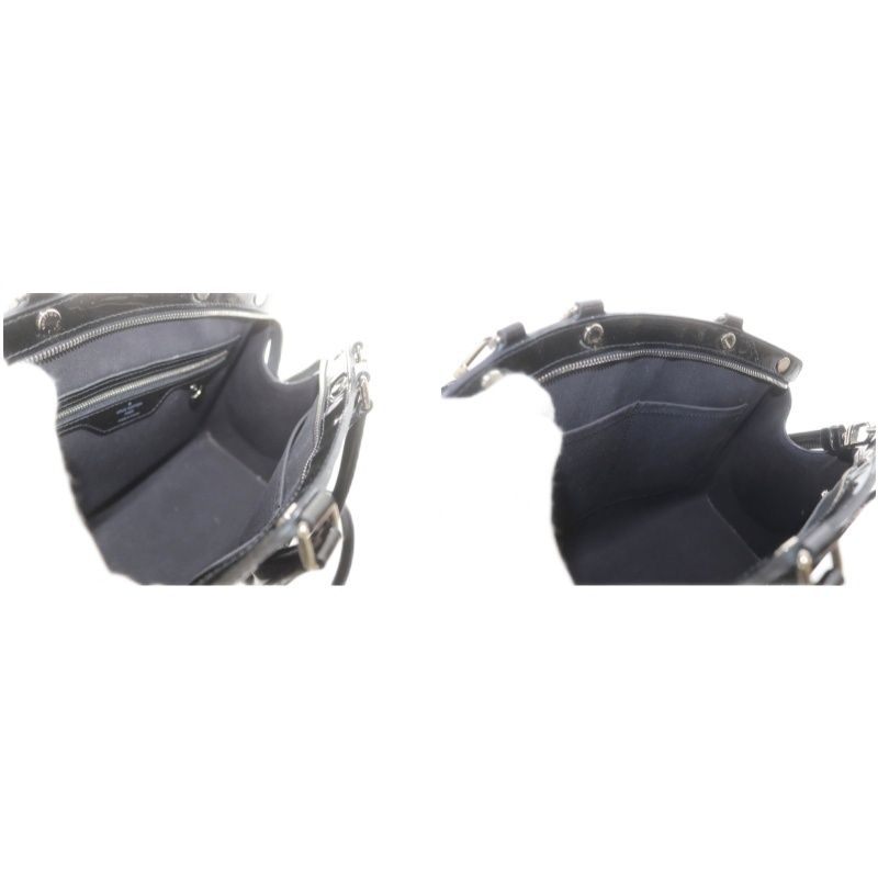 Louis Vuitton Epi Electric Blair MM 2-Way Shoulder Bag Patent Leather Black — view 8