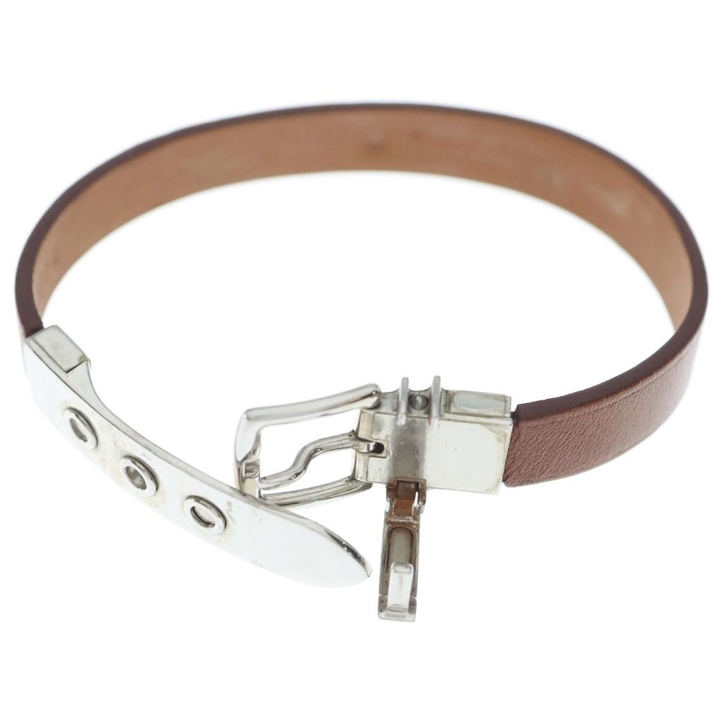 Hermes Java Bracelet Leather Brown — view 6