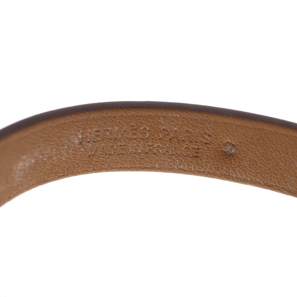 Hermes Java Bracelet Leather Brown — view 5