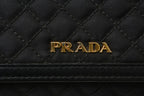 Prada Shoulder Bag Multi Wallet Bifold Black Leather — view 4