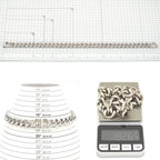 Dior CD Icon Chain Link Necklace Full Silver Tone Brass — view 8