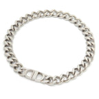 Dior CD Icon Chain Link Necklace Full Silver Tone Brass — view 2