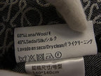 Loewe Anagram Wool 60% Silk 40% Shawl Gray Scarf — view 5