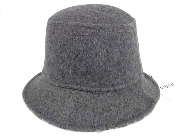 Dior Chic Bob Hat Oblique Trotter Wool Bucket Hat 58