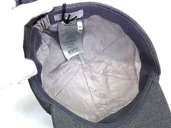 Dior Wool 100% Cap 59 Gray Hat — view 4