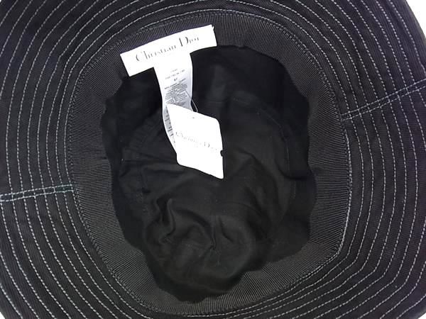 Dior Union Bob Hat Cotton Bucket Hat Black — view 4