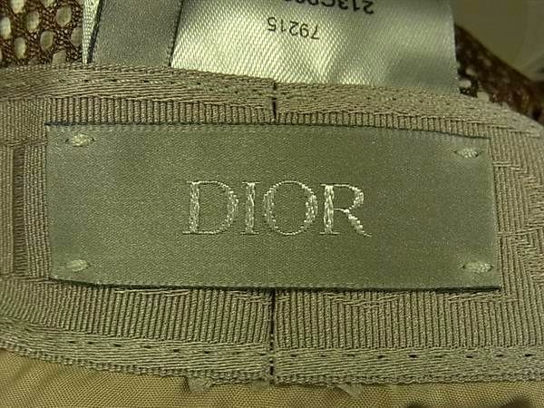 Dior Parley Polyester 100% Safari 59 Greige Hat — view 4