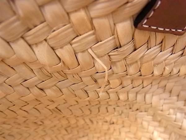 Loewe Anagram Basket Raffia Tote Bag Beige — view 7