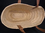 Loewe Anagram Basket Raffia Tote Bag Beige — view 5