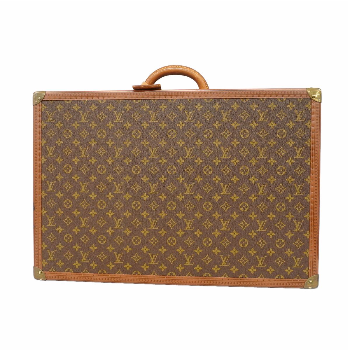 Louis Vuitton Trunk Case Monogram Alzer 65 Brown