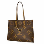 Louis Vuitton Tote Bag Monogram Giant Reverse On The Go GM Brown 2-Way