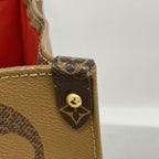 Louis Vuitton Tote Bag Monogram Giant Reverse On The Go GM Brown 2-Way — view 8